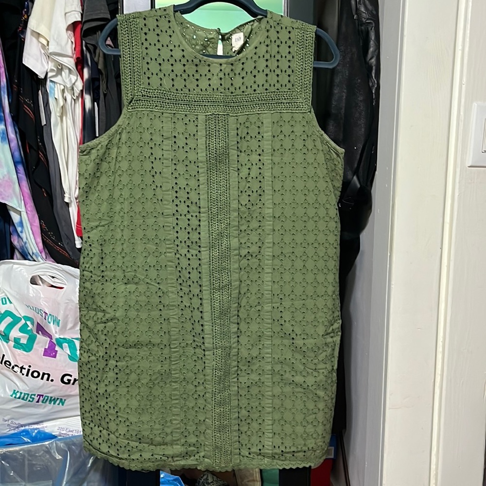 Gap Sleeveless Eyelet Dress